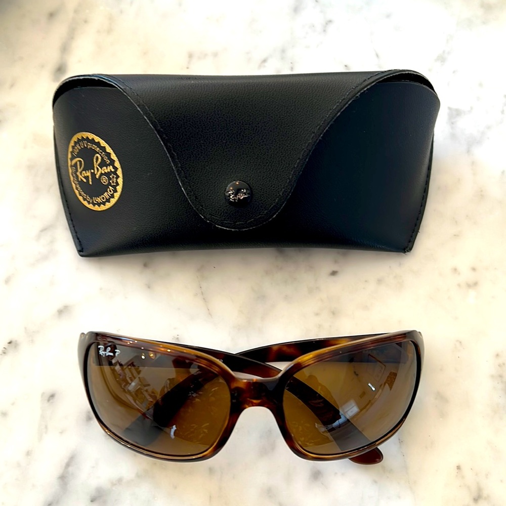Ray-Ban Sunglasses, women, oversized, tortoise shell color